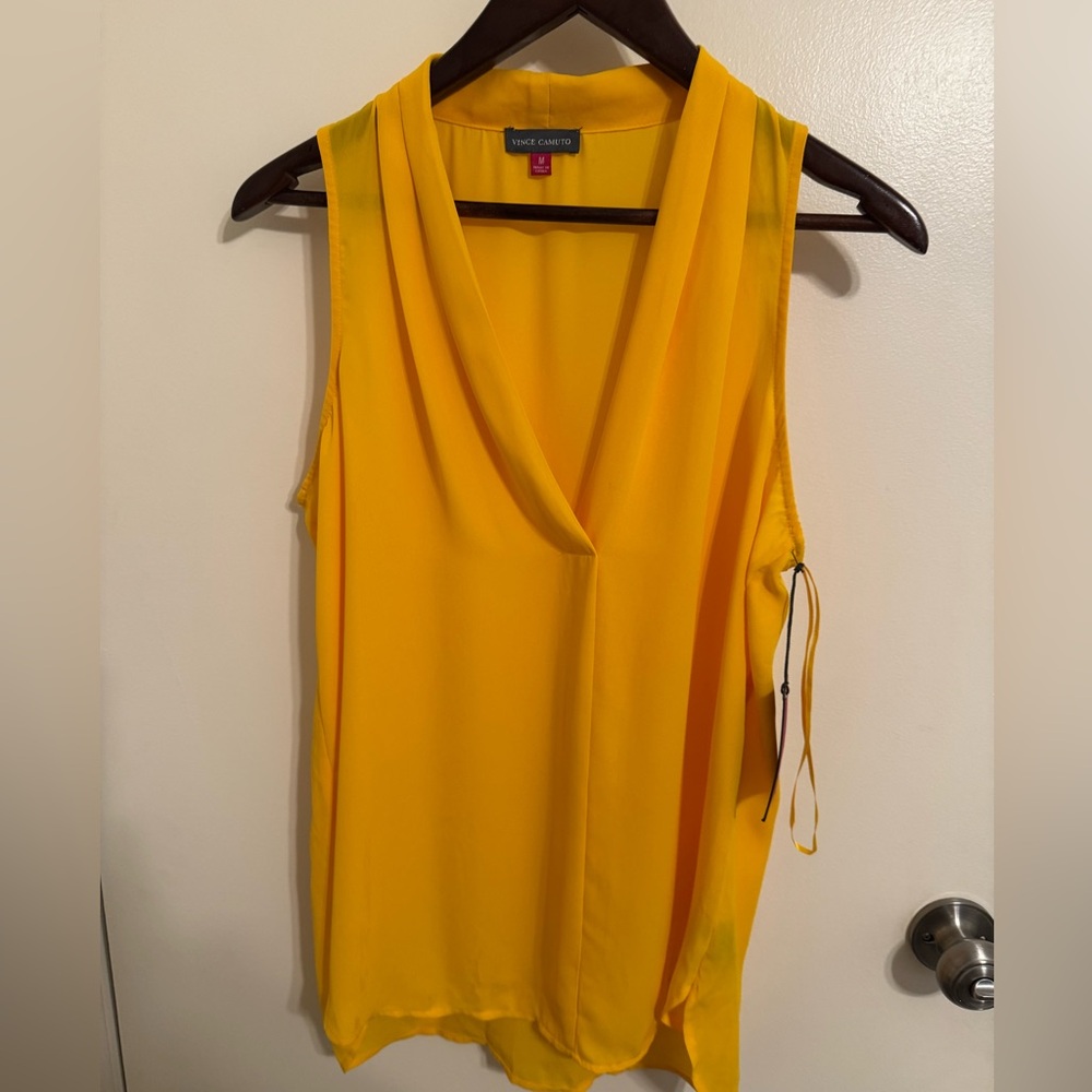New Vince Camuto yellow top